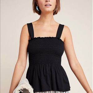 Black peplum top! From Anthropologie. Worn once!!